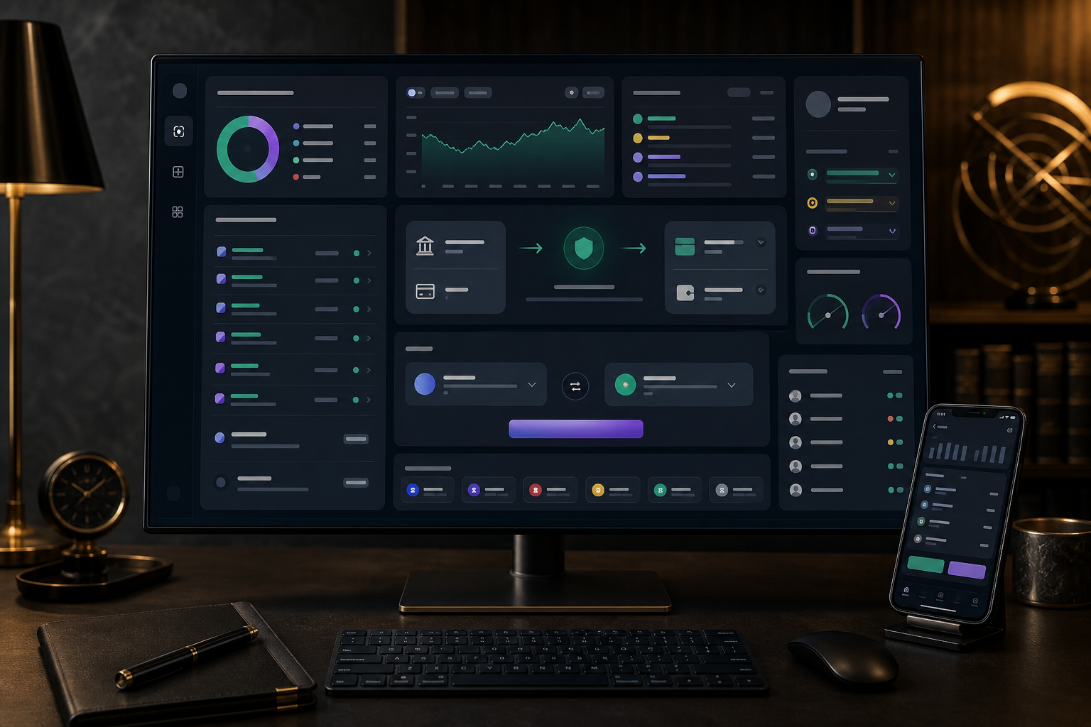 Secure OTC and peer-to-peer trading dashboard