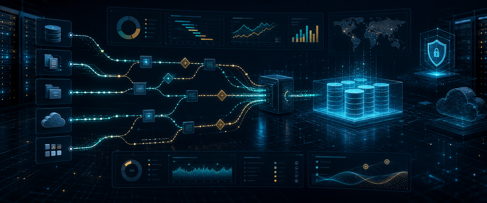 Private data pipeline orchestration and monitoring